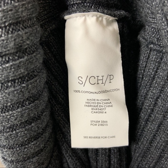 Cabi Cosmo Cardigan Ribbed Sweater Small Gray - Picture 7 of 8